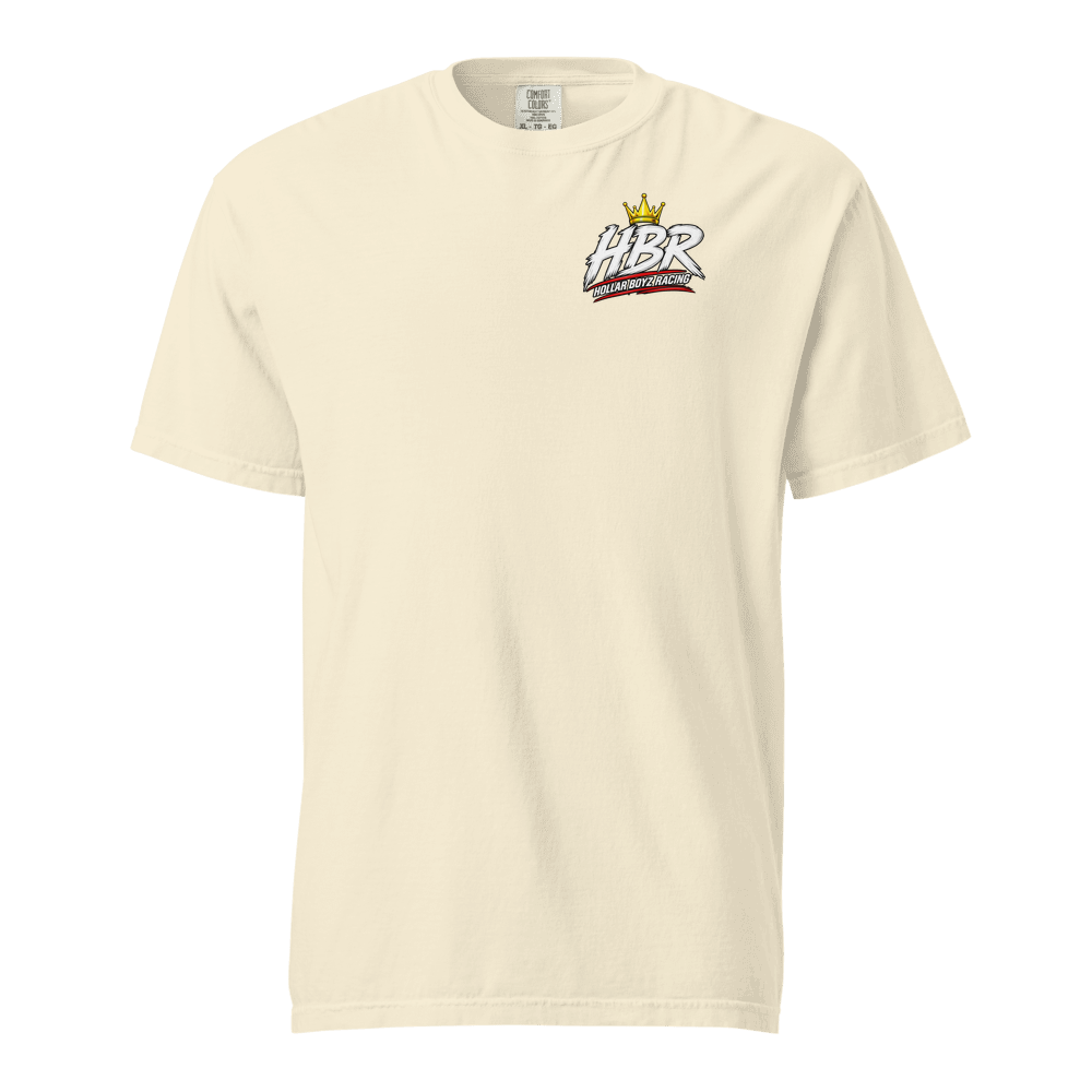 HBR HOLE SHOT — Roost Line Heavyweight Tee — Ivory, front view
