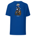 HBR HOLE SHOT — Gate Drop Tee — True Royal, back view