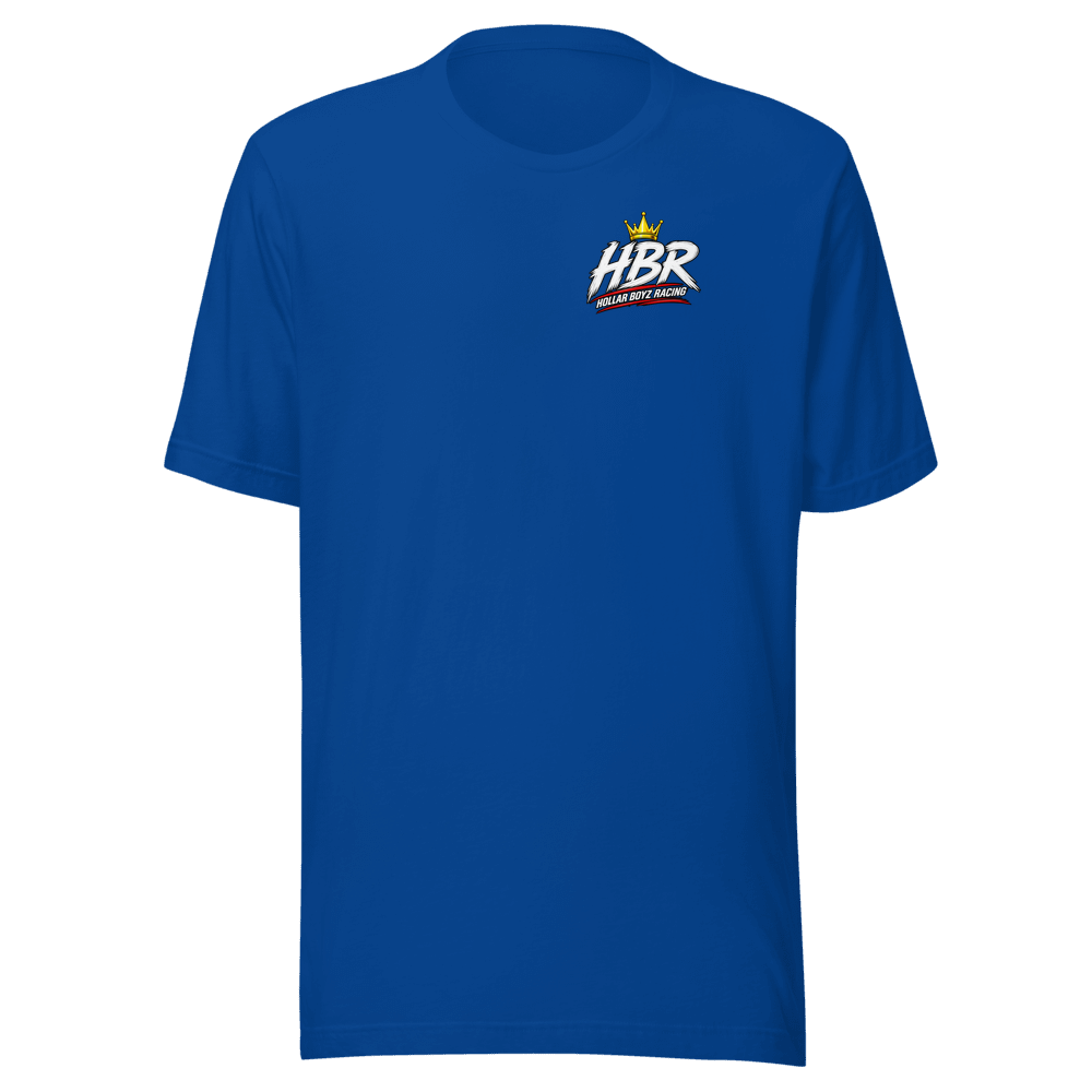 HBR HOLE SHOT — Gate Drop Tee — True Royal, front view