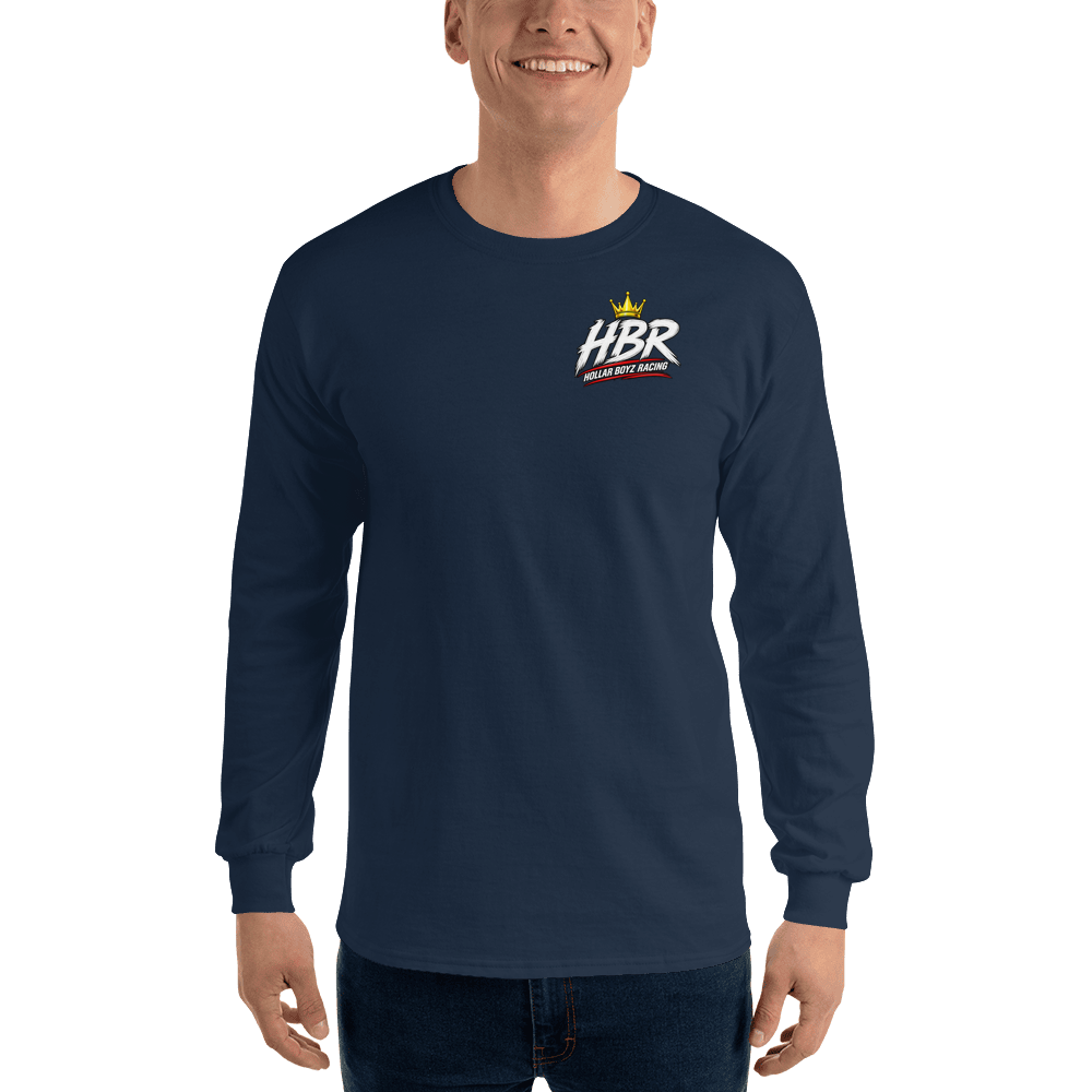 HBR HOLE SHOT — Air Time Long Sleeve — Navy, front view