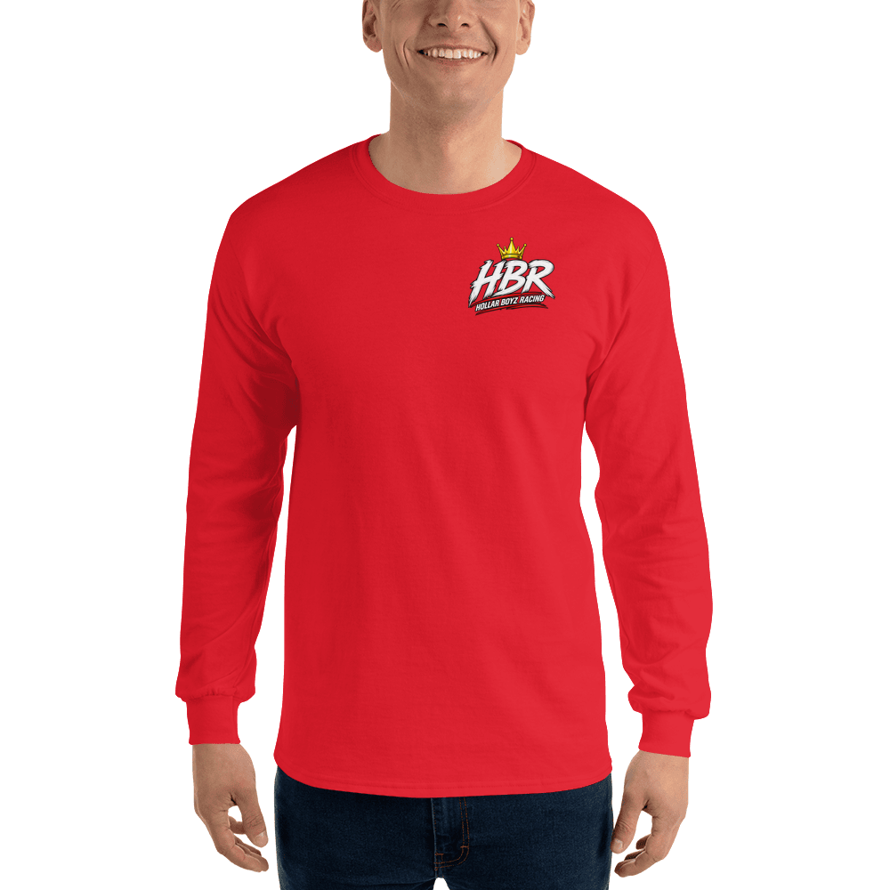 HBR HOLE SHOT — Air Time Long Sleeve — Red, front view
