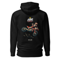 HBR HOT LINE — Whip Cut Hoodie — Black, back view