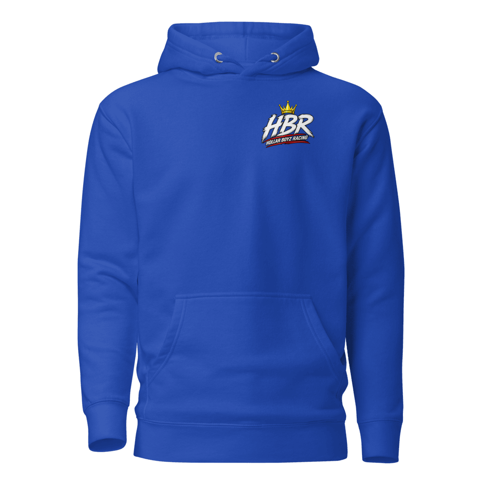 HBR HOT LINE — Whip Cut Hoodie — Team Royal, front view