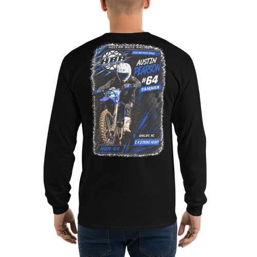 HBR Austin Pearson #64 rider long sleeve live back view